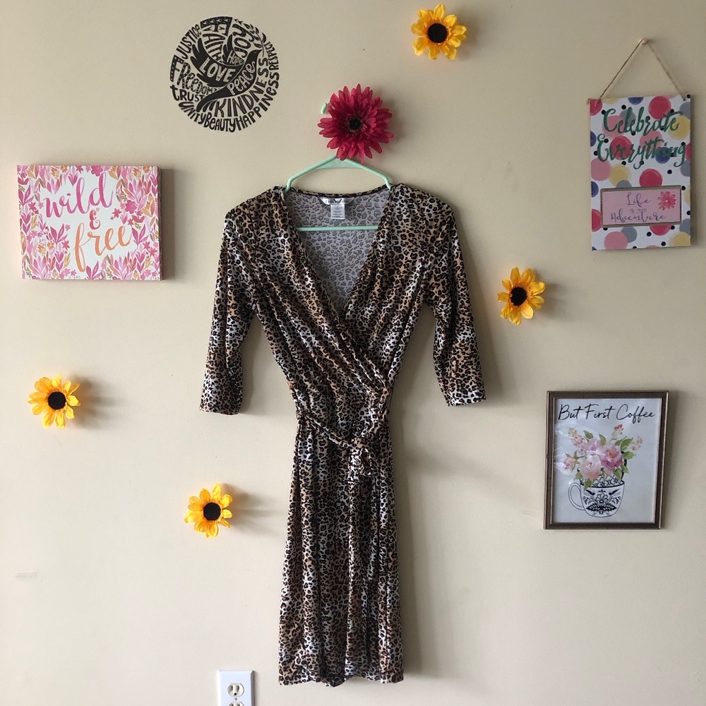 Cheetah Print Dress